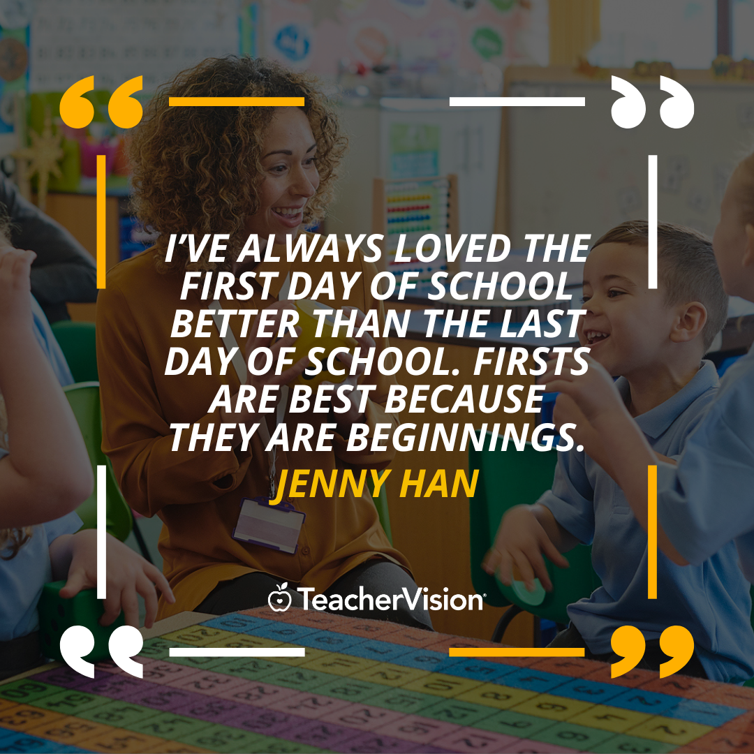 10 First Day of School Quotes For Teachers TeacherVision